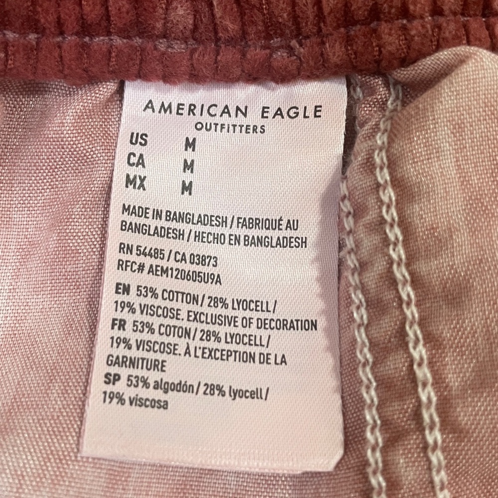 American Eagle Stretch Corduroy Low-Rise Baggy Wide-Leg Pant ✨ - Picture 6 of 11
